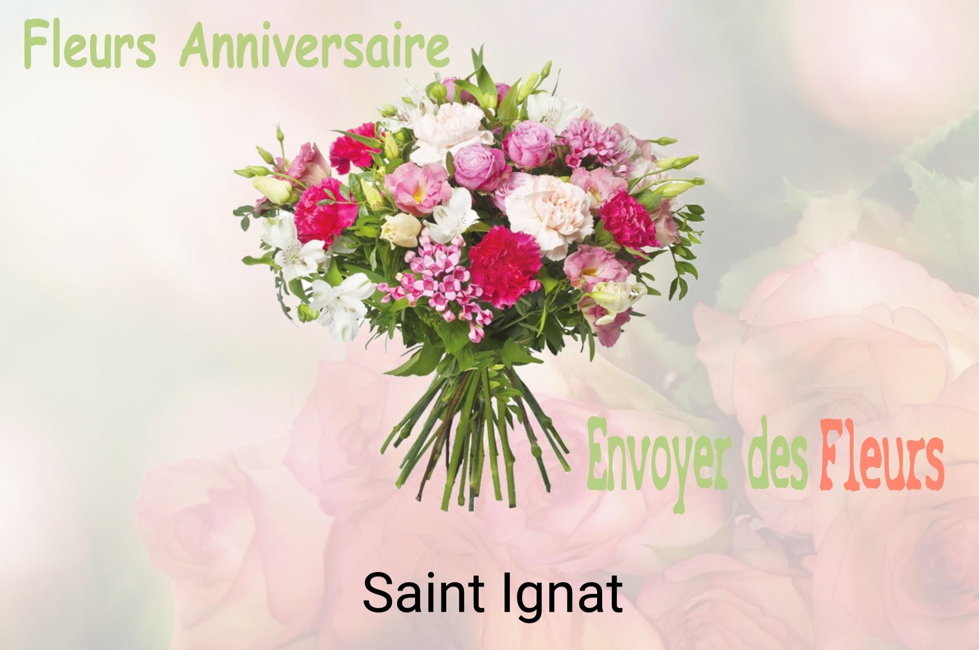 Bouquet de fleurs d’anniversaire livré à Saint-Ignat